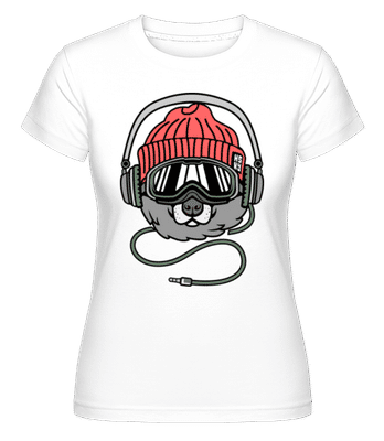 Cool Dog -  T-shirt Shirtinator femme - Blanc - Devant