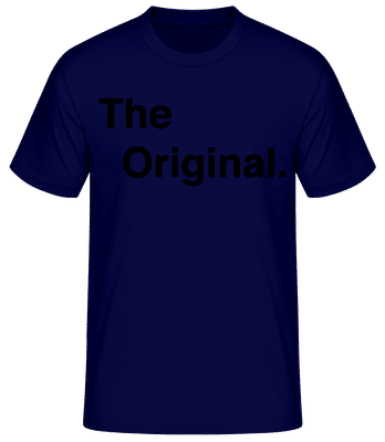 The Original - Männer Basic T-Shirt - Marine - Vorne