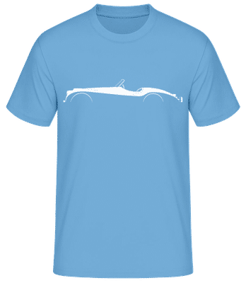 'Jaguar XK120' Silhouette - Men's Basic T-Shirt - Light blue - Front