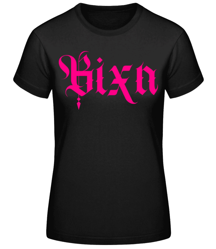 Vorschau: Bixn - Frauen Basic T-Shirt - Schwarz - Vorne