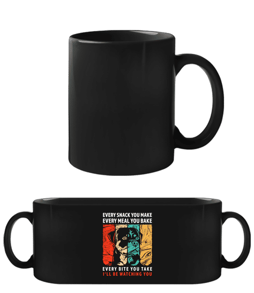 Aperçu: I'll Be Watching You - Tasse Noire - Noir - Devant