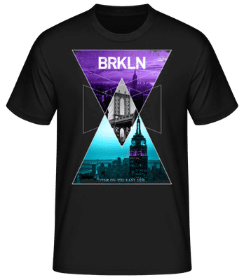 Brooklyn - T-shirt homme B&C - Noir - Devant