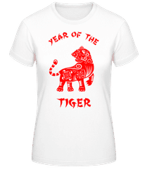 Chinese Zodiac Year Of The Tiger · Frauen Basic T-Shirt