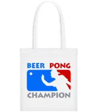 Beer Pong Champion - Tote Bag - White - Front