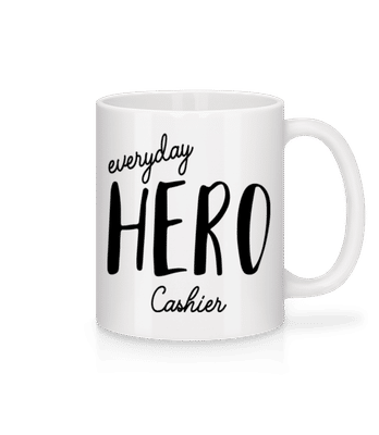 Everyday Hero Cashier - Mug - White - Front
