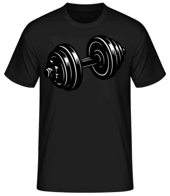 Haltères - T-shirt standard Homme - Noir - Devant