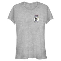 Marvel - Avengers - Captain America Captain Badge - Frauen T-Shirt - Grau meliert - Vorne