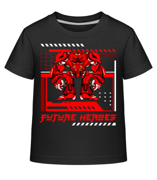 Aperçu: Future Heroes - T-shirt shirtinator Enfant - Noir - Devant