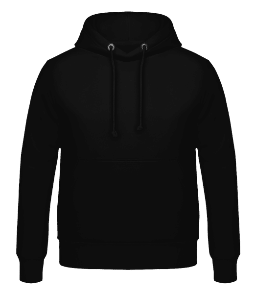 Aperçu: Sweat à capuche Homme - Noir - Devant