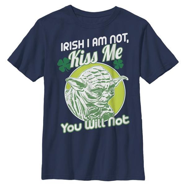 Aperçu: Star Wars - Yoda Good - Enfant T-shirt - Bleu marine - Devant