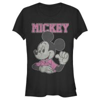 Disney Classics - Mickey Mouse - Mickey Jumbo - Dámské Tričko - Černá - Napřed