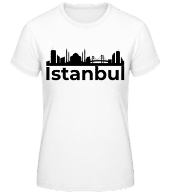 Istanbul Türkei - Frauen Basic T-Shirt - Weiß - Vorne
