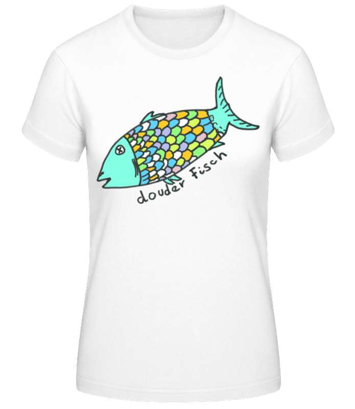 Vorschau: Douder Fisch - Frauen T-Shirt B&C - Weiß - Vorne