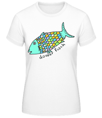 Douder Fisch - Frauen T-Shirt B&C - Weiß - Vorne