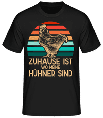 Zuhause Ist Wo Meine Hühner Sind · Männer Basic T-Shirt