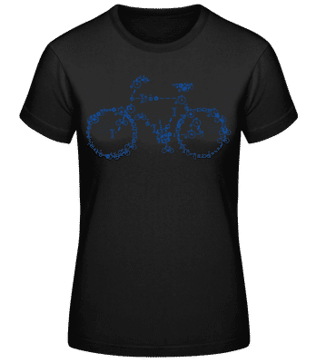 Bicycle From Bicycles - Women's Basic T-Shirt - Black - Front