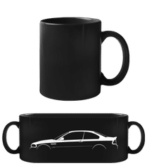 'BMW M3 CSL Coupe' Silhouette · Schwarze Tasse