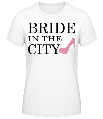 Bride In The City Black - Women's Basic T-Shirt - White - Front