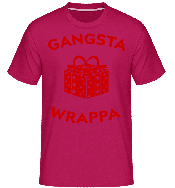 Aperçu: Gangsta Wrappa -  T-Shirt Shirtinator homme - Magenta - Devant