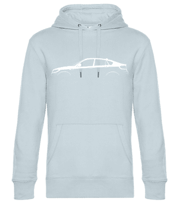 'BMW X6 M (E71)' Silhouette - Men’s Standard Hoodie - Light blue - Front