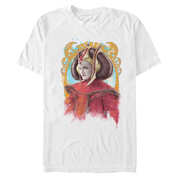 Aperçu: Star Wars - Padme Amidala Monarch - Homme T-shirt - Blanc - Devant