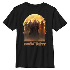Star Wars - Book of Boba Fett - Skupinová Leading By Example - Detské Tričko