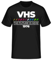 VHS The Future Is Here - T-shirt standard Homme - Noir - Devant