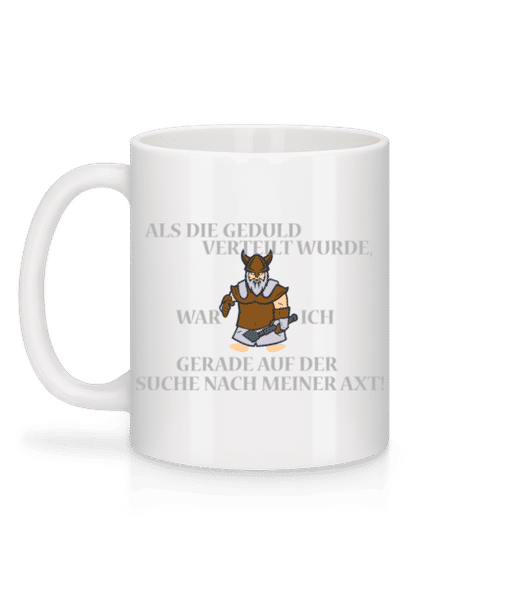 Vorschau: Ich Habe Keine Geduld - Tasse - Weiß - Hinten