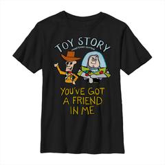 Pixar - Toy Story - Woody & Buzz Friend In Me - Kinder T-Shirt