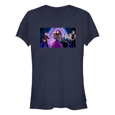 Netflix - Julie And The Phantoms - Skupina Julie On Stage - Femme T-shirt - Bleu marine - Devant