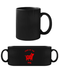 Chinese Zodiac Year Of The Pig · Tasse Noire