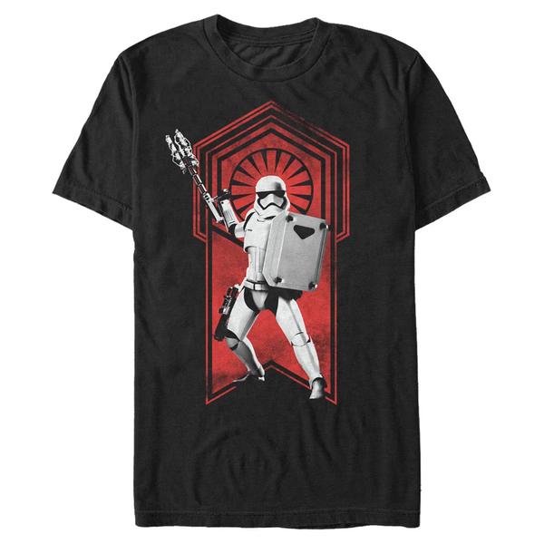 Aperçu: Star Wars - Le Réveil de la Force - Stormtrooper Nines Order Flag - Homme T-shirt - Noir - Devant