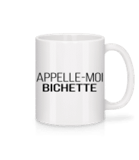 Appelle-Moi Bichette - Mug en céramique blanc - Blanc - Devant