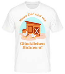 Meine Eier Sind Von Glücklichen Hühnern · Männer Basic T-Shirt