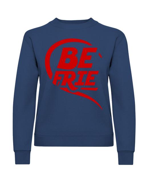 Vorschau: Best Friends - Frauen Pullover - Marine - Vorne