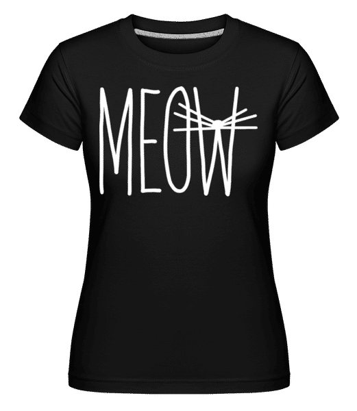 Aperçu: Meow 3 -  T-shirt Shirtinator femme - Noir - Devant