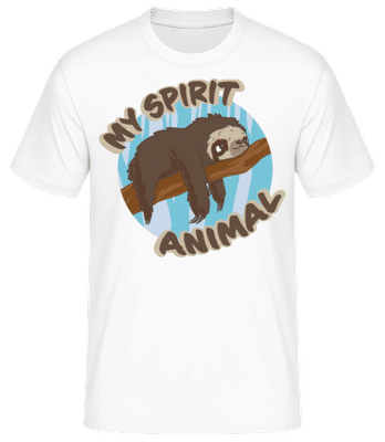 My Spirit Animal - Männer Basic T-Shirt - Weiß - Vorne