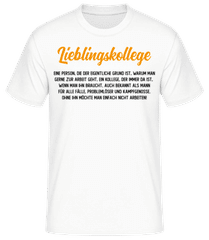 Lieblingskollege · Männer T-Shirt B&C
