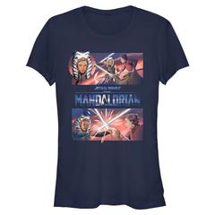 Star Wars - Mandalorián - Skupinová Clash With Ahsoka - Dámske Tričko