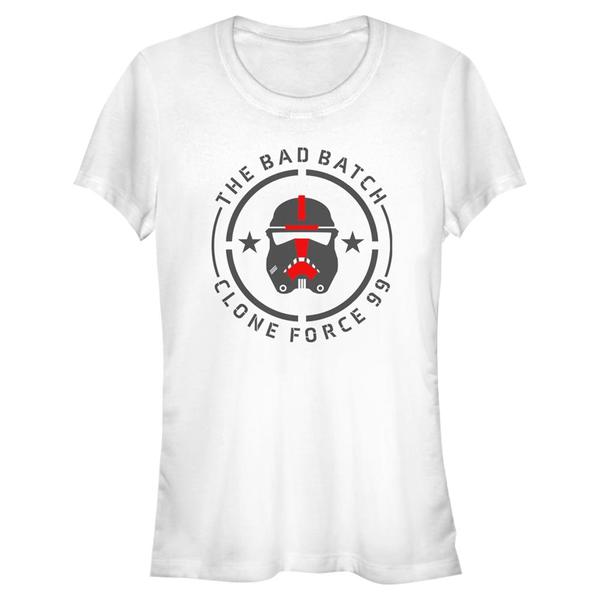 Preview: Star Wars - The Bad Batch - Logo BB Badge Clone - Women's T-Shirt - White - Front