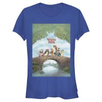 Disney Classics - Winnie Pooh - Skupina Pooh Poster - Mujeres Camiseta - Azul real - delante