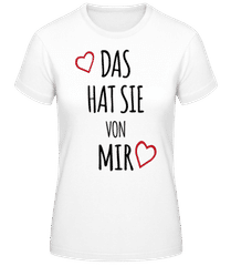 Das Hat Sie Von Mir · Frauen Basic T-Shirt