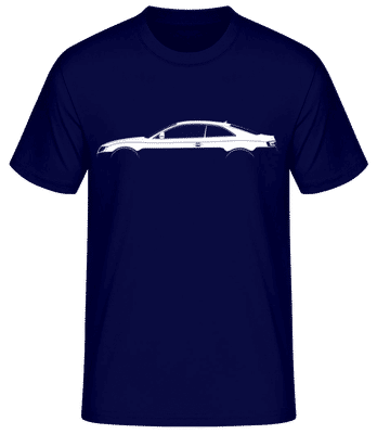 'Audi A5 8F' Silhouette - T-shirt standard Homme - Bleu marine - Devant