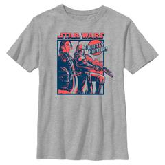 Star Wars - Book of Boba Fett - Skupinová Bounty Huners - Detské Tričko