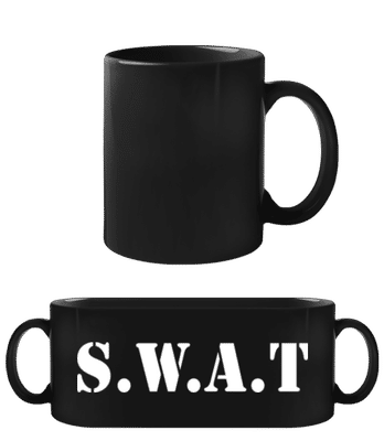 S.W.A.T - Schwarze Tasse - Schwarz - Vorne