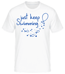 Just Keep Swimming · Men's Basic T-Shirt