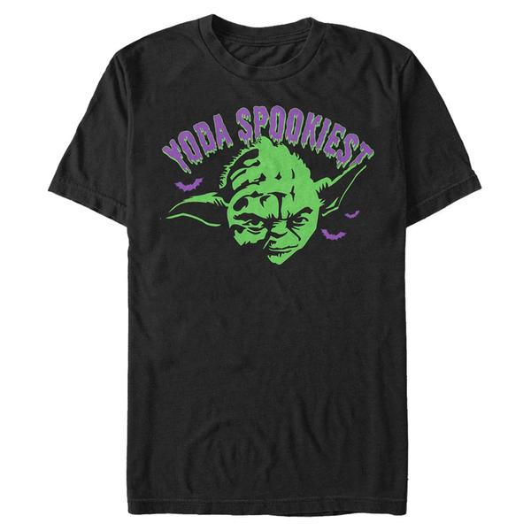 Aperçu: Star Wars - Yoda Spooky - Homme T-shirt - Noir - Devant
