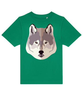 Loup Comic Shadow Gray - T-shirt homme B&C - Vert irlandais - Devant