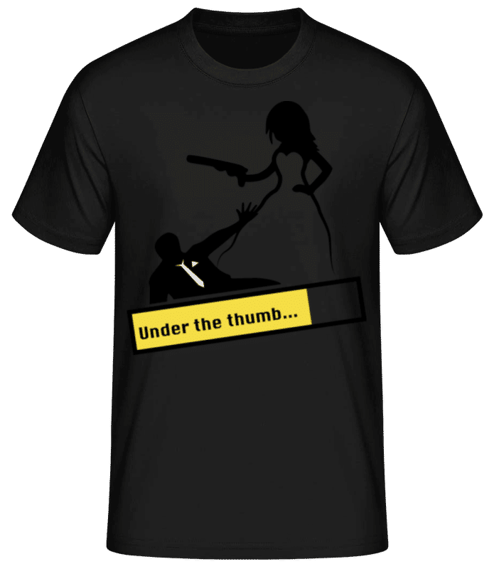 Preview: Under The Thumb - Men's Basic T-Shirt - Black - Front