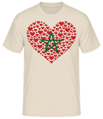 Morocco Heart · Men's B&C T-Shirt
